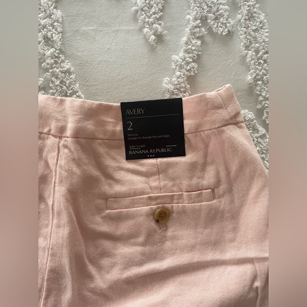Banana Republic Avery Linen-Blend Tailored Pant - Picture 6 of 9